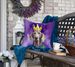 Weimaraner King Of Mardi Gras Throw Pillow Machine Washable, Indoor Outdoor Decorative Pillow For Couch, Bed Or Patio, 18Hx18W_maomaolike.com