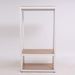 Heavy Duty Clothing Garment Rack, Freestanding Clothing Rack, Portable Closet Wardrobe With 1 Adjustable Wire Shelves 1 Clothe Rod For Hanging Clothes, White_maomaolike.com