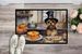 Border Terrier Fall Kitchen Pumpkins Doormat Front Door Mat Indoor Outdoor Rugs For Entryway, Non Slip Washable Low Pile, 24H X 36W_maomaolike.com