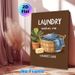 Laundry Themed Painting Poster, Warm-toned Illustrated Laundry Scene Poster, Humorous Witty Quote Design, Ideal Decor For Laundry Room_maomaolike.com