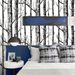 Bedroom Wood Grain Black Birch Removable Waterproof Self-Adhesive Decorative Wallpaper Wall Sticker_maomaolike.com