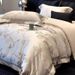 High-End Retro 140S Double-Ply Australian Four-Piece Set Full Cotton High-Precision Yarn-Dyed Jacquard Duvet Cover Bedding_maomaolike.com