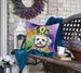 Maltipoo King Of Mardi Gras Throw Pillow Machine Washable, Indoor Outdoor Decorative Pillow For Couch, Bed Or Patio, 18Hx18W_maomaolike.com