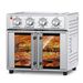 29.5 QT Air Fryer Convection Toaster Oven, French Door, 6 Slices, 1700W, Multifunction Oven, Air Fryer, Toast, Grill, Defrost, Bake, Time And Temperature Controls, Silver, Resale Prohibited_maomaolike.com