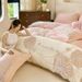 Winter Thickened Milk Four-Piece Set, Mother And Baby Grade Embroidered Coral Fleece Duvet Cover, Warm Double-Sided Velvet Bed She_maomaolike.com