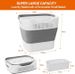 Foldable Laundry Basket, Space Saving, With Small Basket And Handle, Suitable For Clothes In Dormitories And Homes, Laundry Room Organization And Storage_maomaolike.com