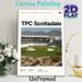TPC Scottsdale Golf Course Painting Poster, Vibrant Realistic Golf Tournament Venue Scene Poster, Captures Lively Tournament Atmosphere, Ideal For_maomaolike.com