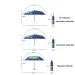 Automatic Umbrella Dinosaur Umbrella Sun Protection And Wind Edge Reflective Strip Non-springback Design Travel Folding Umbrella_maomaolike.com