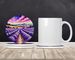 Colorful English Lavender Large Sandstone Coasters Pack Of 4 Absorbent Round Coasters Decor Gifts For Men Or Women, 4 In, Multicolor_maomaolike.com