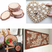 Decoration Kindergarten DIY Handicraft Activity Round Wood Chip Material_maomaolike.com