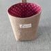 Manufacturer In-Stock Cotton Linen Door Back Hanging Wall Desktop Miscellaneous Jute Bag Bathroom Storage_maomaolike.com