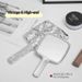 Retro Square LED Light Makeup Mirror, Single Sided ABS Frame Mini Compact Mirror, Portable Handheld Travel Beauty Vanity Mirror For Daily Use
_maomaolike.com