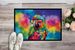 Hippie Animal Parrot Doormat Front Door Mat Indoor Outdoor Rugs For Entryway, Non Slip Washable Low Pile, 24H X 36W_maomaolike.com