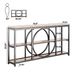 Console Table, Sofa Table With 3 Tier Storage Shelves (OLD SKU:S05790028)_maomaolike.com
