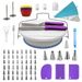 Home Piping Nozzle Set 106 Pieces Kitchen Cake Decorating Tools Rotating Stand Baking_maomaolike.com