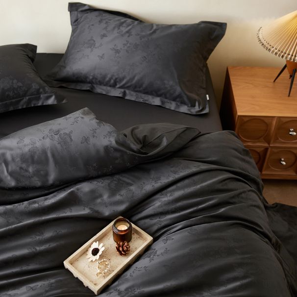 Wholesale French Light Luxury Style Pure Jacquard For Naked Sleep, 100% Long-Staple Cotton Four-Piece Set_maomaolike.com