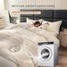 Silky Smooth Ice Silk Summer Bedding Set, Cool Naked Sleep Bed Linen, Optional Three-Piece Four-Piece Duvet Cover Sheet Kit For Household Bedroom
_maomaolike.com