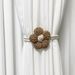 Linen Flower Tie Pin Binding Strap Japanese Style Homestay Adjustable Storage Rope_maomaolike.com