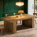 Farmhouse Dining Table, Rectangular Kitchen Dining Table For 6-8 People_maomaolike.com