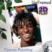 Eritrean Smile Painting Poster, Warm-toned Realistic Portrait Poster, Captures Authentic Cheerful Vibe, Ideal For Home Wall Decor, Living Room And_maomaolike.com