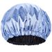 Bathroom Products Women's Large Waterproof Round Cap Double Layer Satin Shower Cap High Quality Satin Lining Color Can Be Customized_maomaolike.com