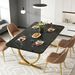 Modern Dining Table Kitchen Table With Marble Table Top_maomaolike.com