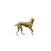 Copper-Plated Zodiac Solid Alloy Wealth-Attracting Handheld Standing Dog Stall Small Ornament_maomaolike.com