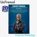 Harriet Tubman Historical Figure Painting Poster, Vivid Illustrated Portrait With Biographical Text Poster, Informative Historical Decor Ideal For_maomaolike.com