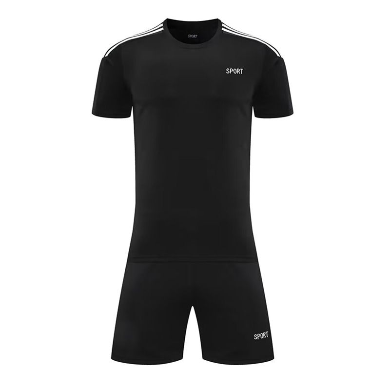 Men's Clothing training suit short-sleeved student sports football clothes printed summer new football suit suit men_maomaolike.com