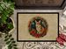Corgi Christmas Flowers Doormat Front Door Mat Indoor Outdoor Rugs For Entryway, Non Slip Washable Low Pile, 24H X 36W_maomaolike.com