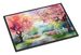 Michigan Blossoms In Watercolor Doormat Front Door Mat Indoor Outdoor Rugs For Entryway, Non Slip Washable Low Pile, 24H X 36W_maomaolike.com