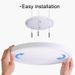 YCDC Smart Led Light 0.9-inch Indoor Bedroom Large Ceiling Light Modern Ceiling Lamp Ultra-thin Led Ceiling Light For Room_maomaolike.com