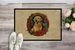 Golden Retriever Christmas Flowers Doormat Front Door Mat Indoor Outdoor Rugs For Entryway, Non Slip Washable Low Pile, 24H X 36W_maomaolike.com