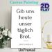 German Bible Verse Painting Poster, Minimalist Monochrome Typographic Poster, Inspirational Religious Quote Decor For Home, Dining Room, Prayer Space_maomaolike.com