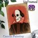 Shakespeare Skull Themed Painting Poster, Vintage Dark Art Illustration Poster, Iconic Literary Quote Design, Suitable For Home Study, Library And_maomaolike.com