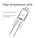 20Pcs 12V G4 Halogen Light Bulbs JC Bi-Pin LED Lamp 5W 10W 20W 35W 50W Warm White For Under Cabinet Puck Light Chandeliers_maomaolike.com