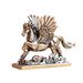 Brass Pegasus Figurine Mini Statue, Vintage Bronze Craft Tea Pet, Desktop Decor Ornament For Office Living Room Home Decoration
_maomaolike.com