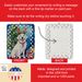 Kuvasz Christmas Reindeer Porcelain Ornament Christmas Tree Hanging Decorations For Home Christmas Holiday, Rectangle, Gift, Multicolor_maomaolike.com