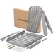Wooden Folding Adirondack Chair Set Of 2, Solid Cedar Wood Lounge Patio Chairs For Garden, Lawn, Backyard_maomaolike.com