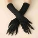 Halloween Costume Cat Woman Claw Gloves Paw Gloves Long Fingernails Black Party Gloves Cat Claws Halloween Prop Wolf Claws Glove Cosplay Costume(1 Pair)_maomaolike.com