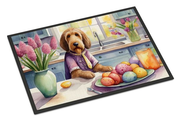 Decorating Easter Otterhound Doormat Front Door Mat Indoor Outdoor Rugs For Entryway, Non Slip Washable Low Pile, 24H X 36W_maomaolike.com