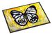 Buttefly Whisp Doormat Front Door Mat Indoor Outdoor Rugs For Entryway, Non Slip Washable Low Pile, 24H X 36W_maomaolike.com