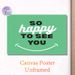 Positive Quote Painting Poster, Mint-green Playful Typography With Smile Graphic Poster, Warm Welcoming Vibe, Suitable For Entryway, Living Room Or_maomaolike.com