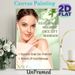 Head Spa & Holistic Face Lift Massage Painting Poster, Fresh Botanical-accented Facial Massage Guide Poster, Clear Massage Direction Reference For Spa_maomaolike.com
