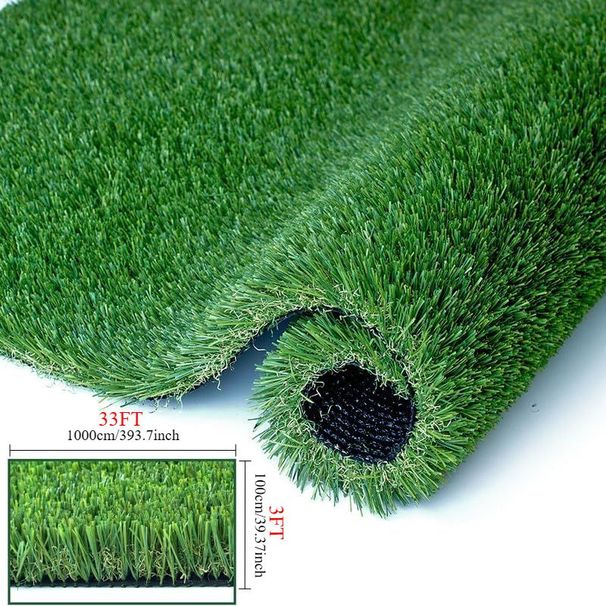 3FT *32FT Artificial Turf, Professional Dog Mat Large Turf Outdoor Carpet Terrace Pet Lawn, Artificial Carpet With Drainage Holes(Grass Height 0.78 Inches/2cm)_maomaolike.com