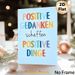 Positive German Quote Painting Poster, Soft Pastel Colorful Watercolor Lettering Poster, Uplifting Mood Decor Ideal For Bedroom, Home Workspace_maomaolike.com