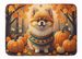 Pomeranian Fall Memory Foam Kitchen Mat Machine Washable Anti-Fatigue Mat Cushion Comfort Bath Mat Or Kitchen Rug_maomaolike.com
