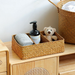 Woven Box Multi-Compartment Classification Miscellaneous Bedroom Desktop Cosmetics Multi-Functional Storage Basket_maomaolike.com
