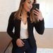 Women's Clothing solid color casual professional small suit jacket tops women's clothing_maomaolike.com