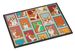 Lots Of Red Cardigan Corgi Doormat Front Door Mat Indoor Outdoor Rugs For Entryway, Non Slip Washable Low Pile, 24H X 36W_maomaolike.com